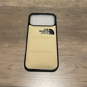 The North Face Beige Phone Case - puffer iPhone 17 pro max New!